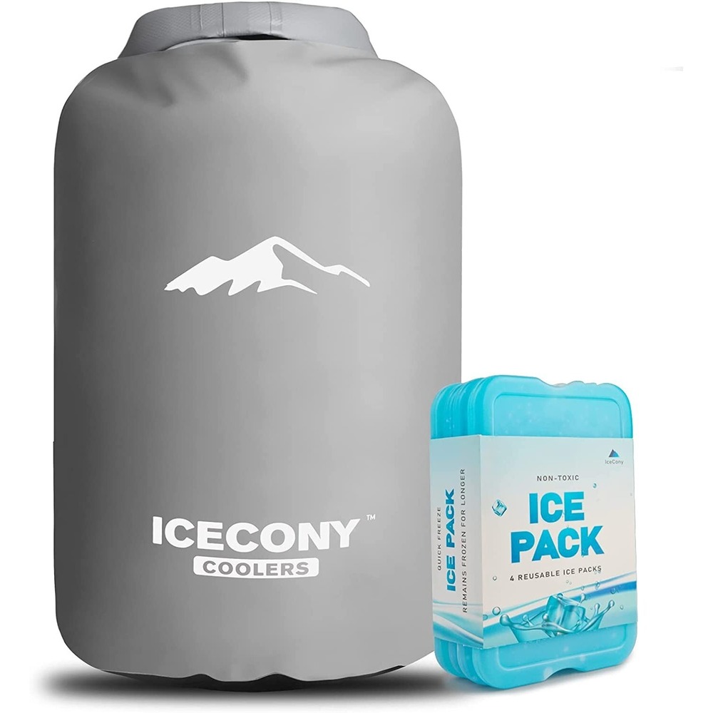 Cooler Backpack 30 Can Insulated Waterproof Soft Cooler Bag with 4 Ice pack